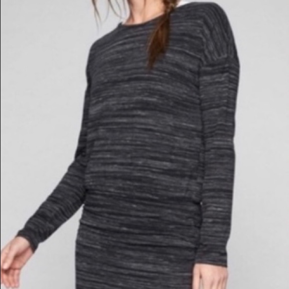 Athleta Avenues Charcoal soft dress size L